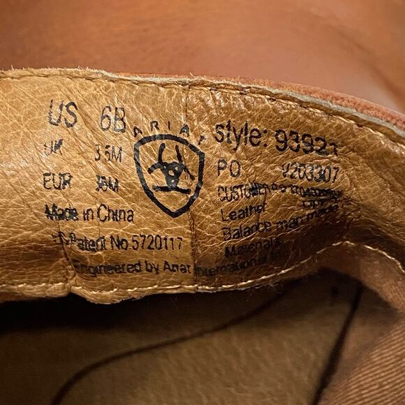 Ariat Clogs Women's 6B Leather Ariat Santa Cruz Style 93921 - Picture 10 of 13